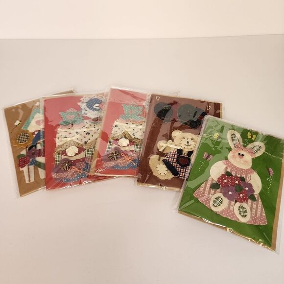 Handmade Box Of Greeting Cards Set Of 5 - Picture 4 of 9